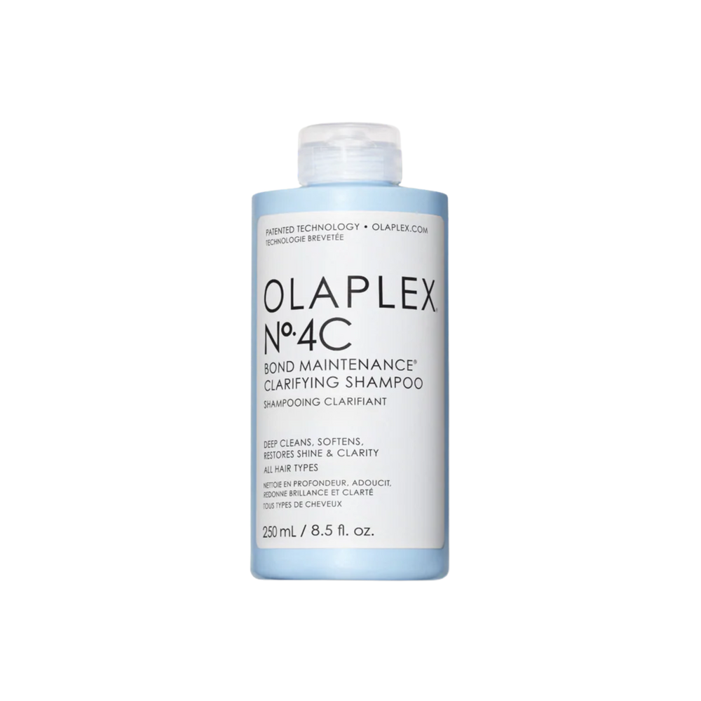 Flacon Olaplex Nº 4C Bond Maintenance Clarifying Shampoo – soin clarifiant doux sans sulfates