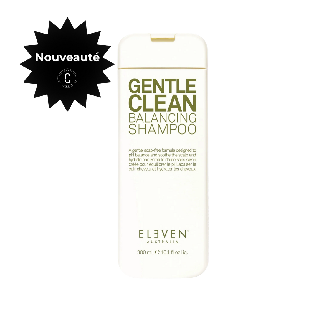 Shampooing Gentle Clean Balancing de Eleven Australia – formule pH équilibrante et apaisante pour cuir chevelu sensible