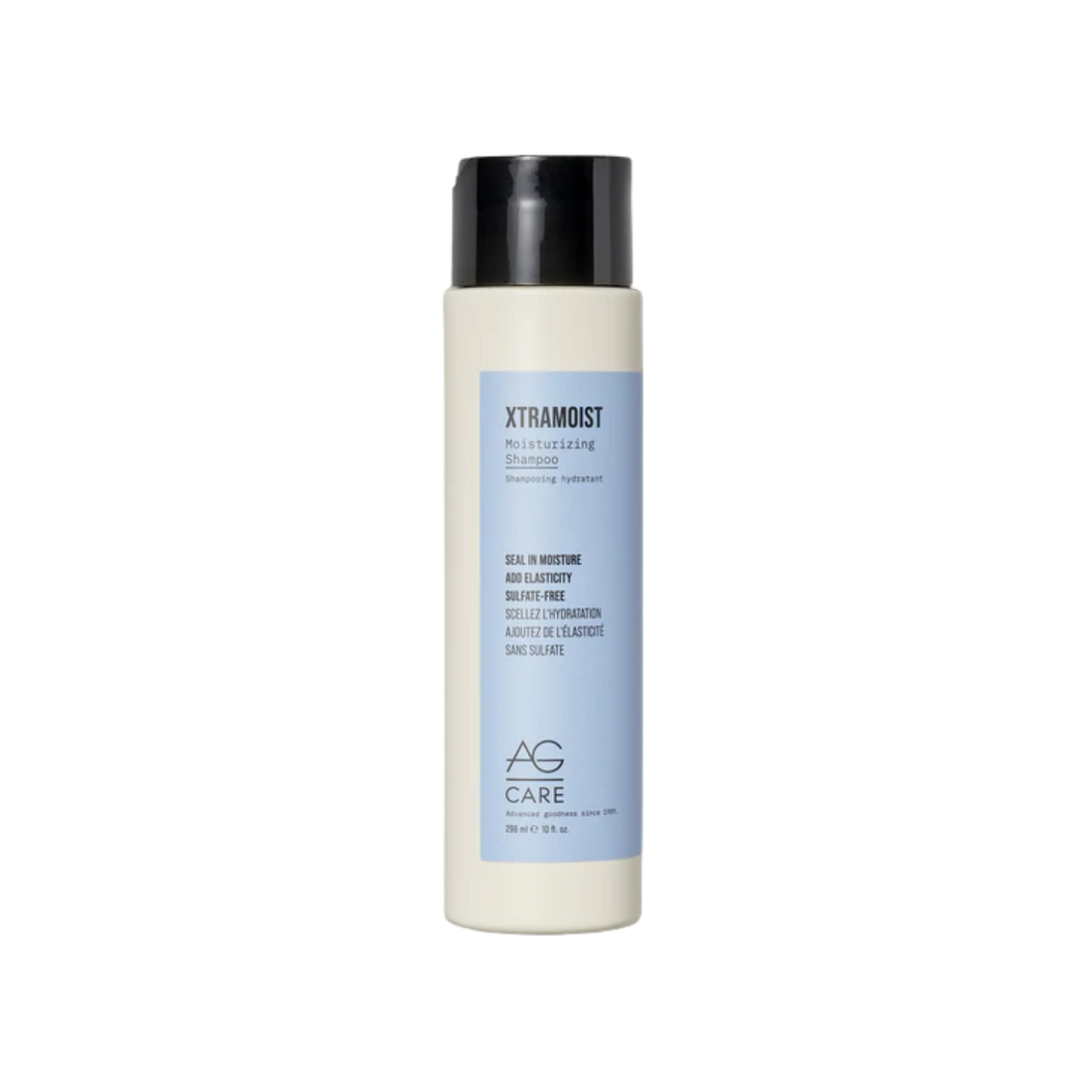 alt="Flacon de shampooing hydratant AG Care XTRAMOIST pour cheveux secs ou abîmés"