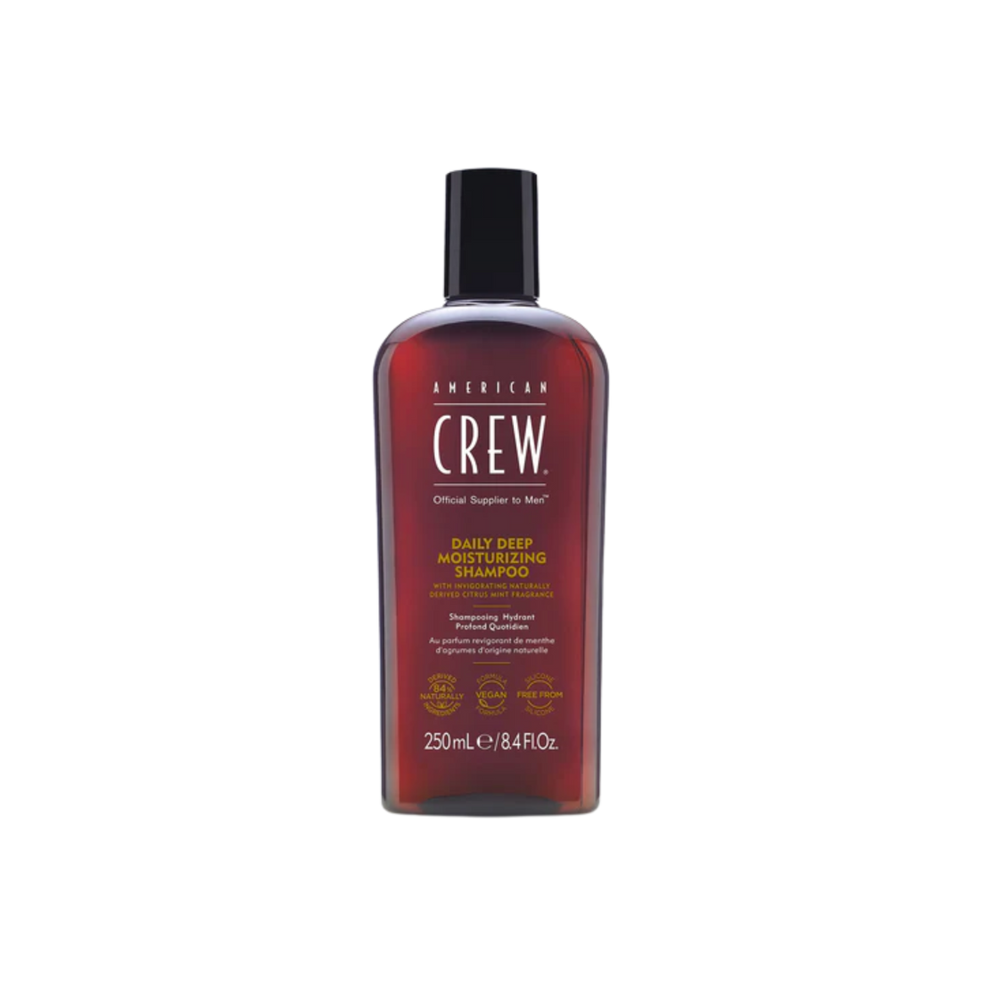 Shampooing Daily Deep Moisturizing American Crew – formule vegan et hydratante pour usage quotidien