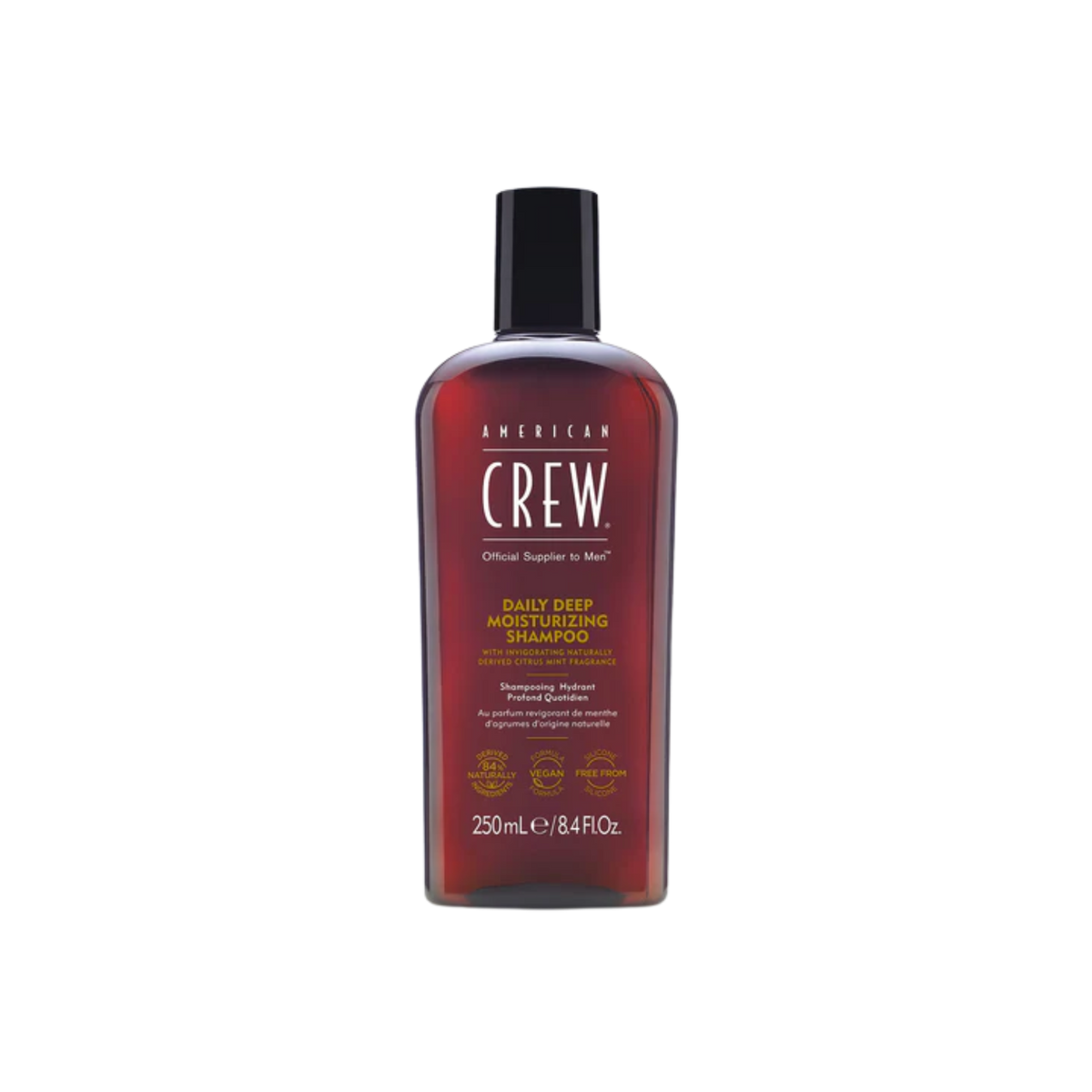 Shampooing Daily Deep Moisturizing American Crew – formule vegan et hydratante pour usage quotidien