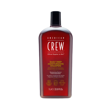 Shampooing Daily Deep Moisturizing American Crew – formule vegan et hydratante pour usage quotidien