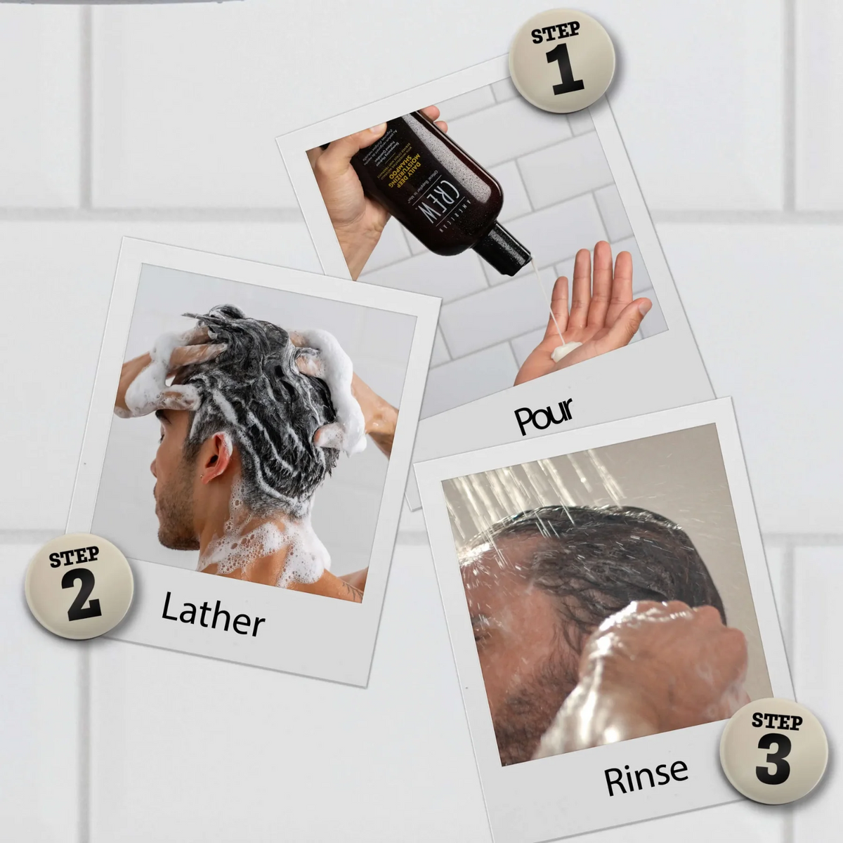 Shampooing Daily Deep Moisturizing American Crew – formule vegan et hydratante pour usage quotidien