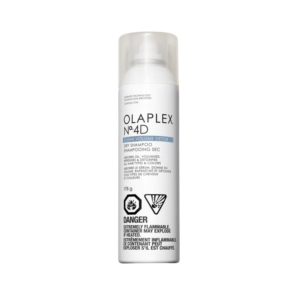 Flacon Olaplex Nº 4D – shampooing sec volumisant et purifiant sans résidu