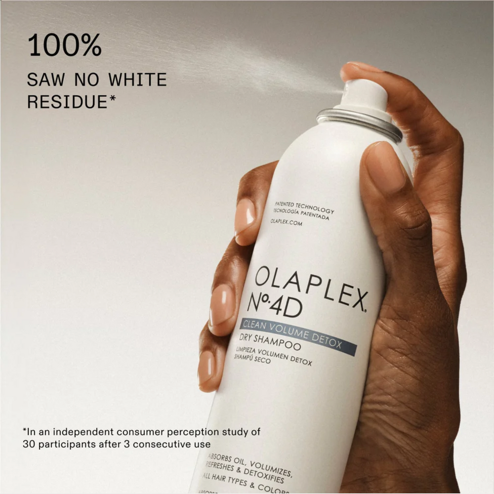 Flacon Olaplex Nº 4D – shampooing sec volumisant et purifiant sans résidu