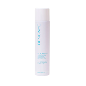 Shampooing sec QUICKIE.ME pour cheveux clairs – spray vegan invisible, absorbe sébum et ravive volume sans traces blanches