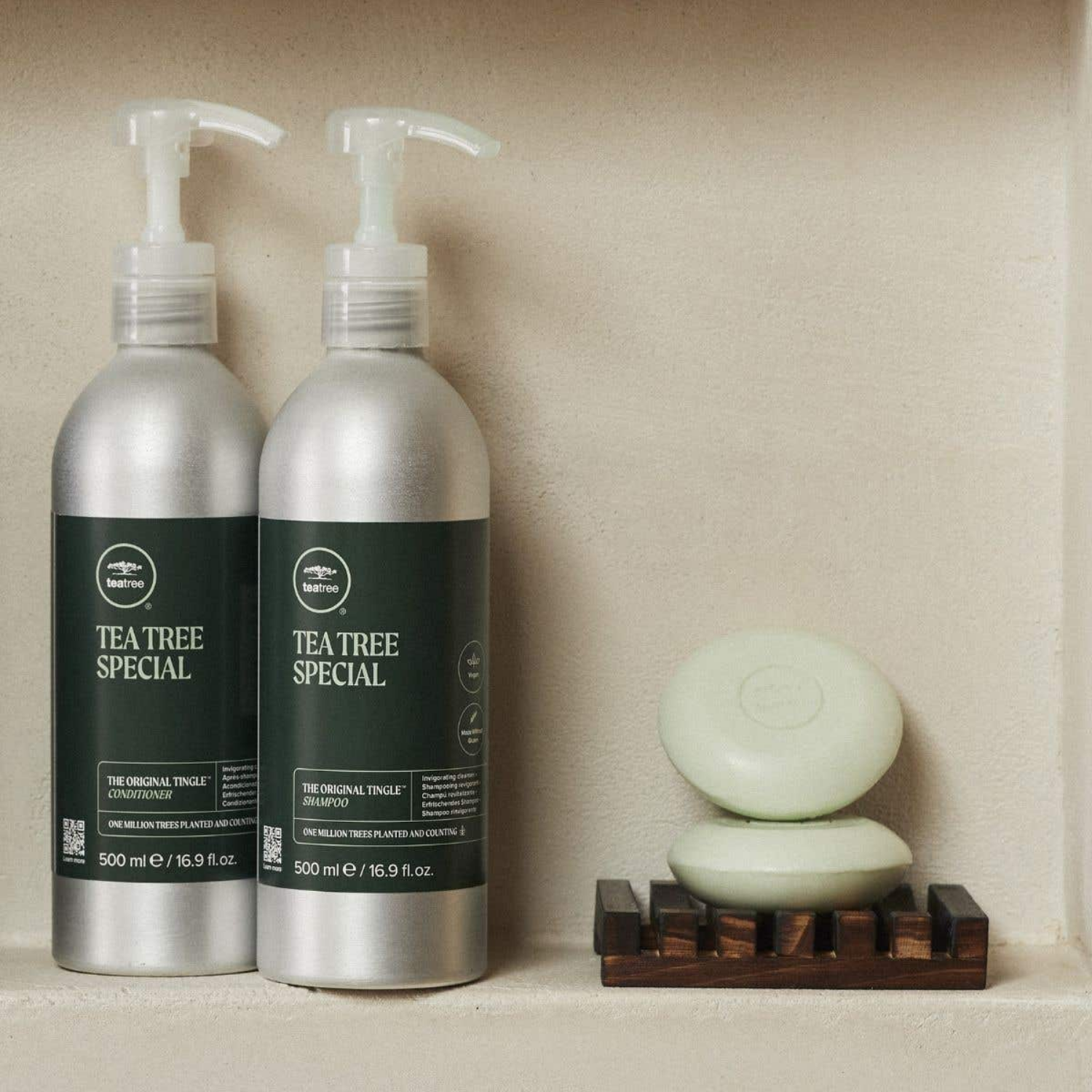 Shampooing solide menthe lavande tea tree cuir chevelu
