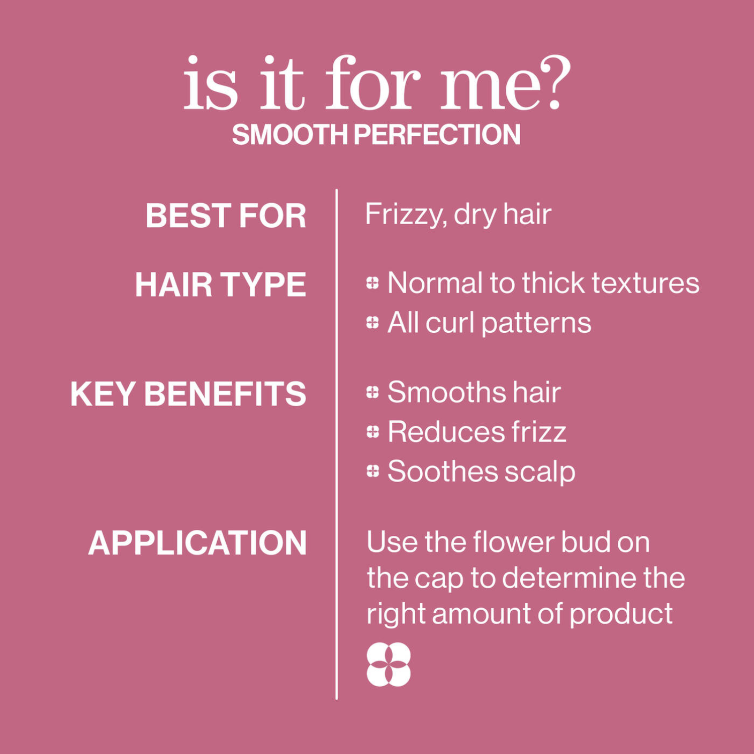 Flacon de Smooth Perfection Shampoo Pureology sur fond neutre, texture viscqueuse visible à l’ouverture.