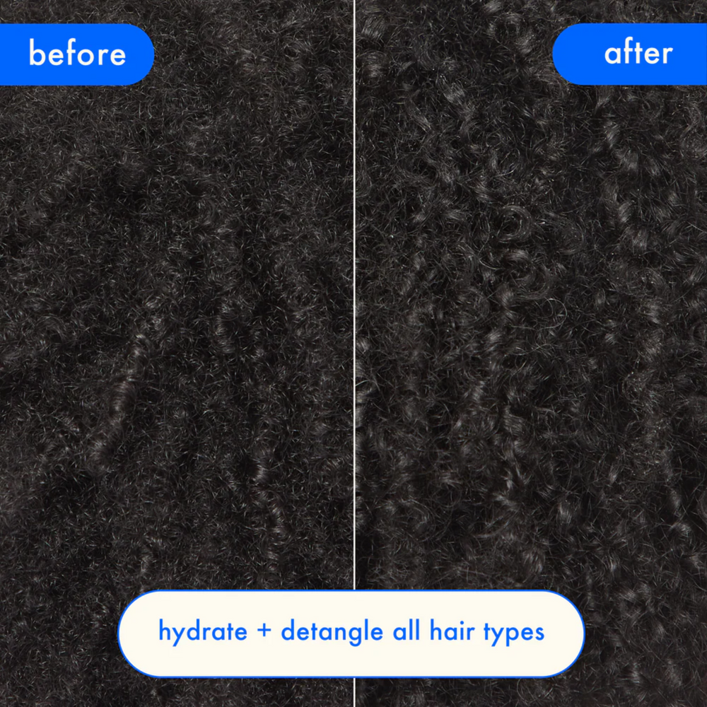 Flacon du soin sans rinçage amika Hydro Rush pour hydratation et protection thermique

