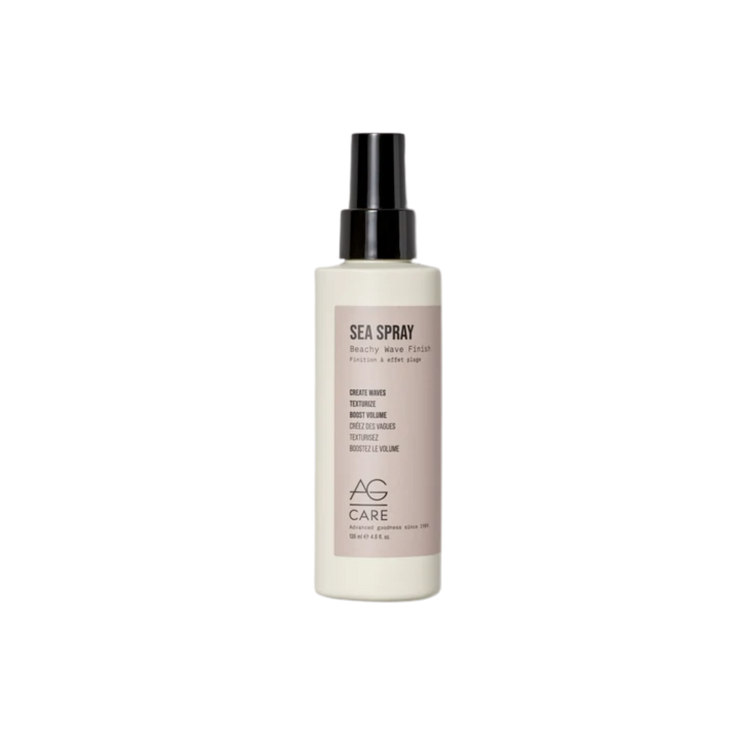 Spray Sea Spray Beachy Wave Finish AG Care – cheveux wavy naturels et texture légère