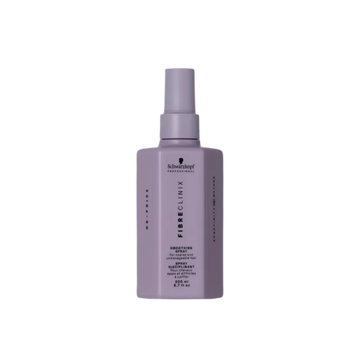 flacon de Schwarzkopf Professional Fibre Clinix De-Frizz Smoothing Spray lissant anti-frisottis 200 ml