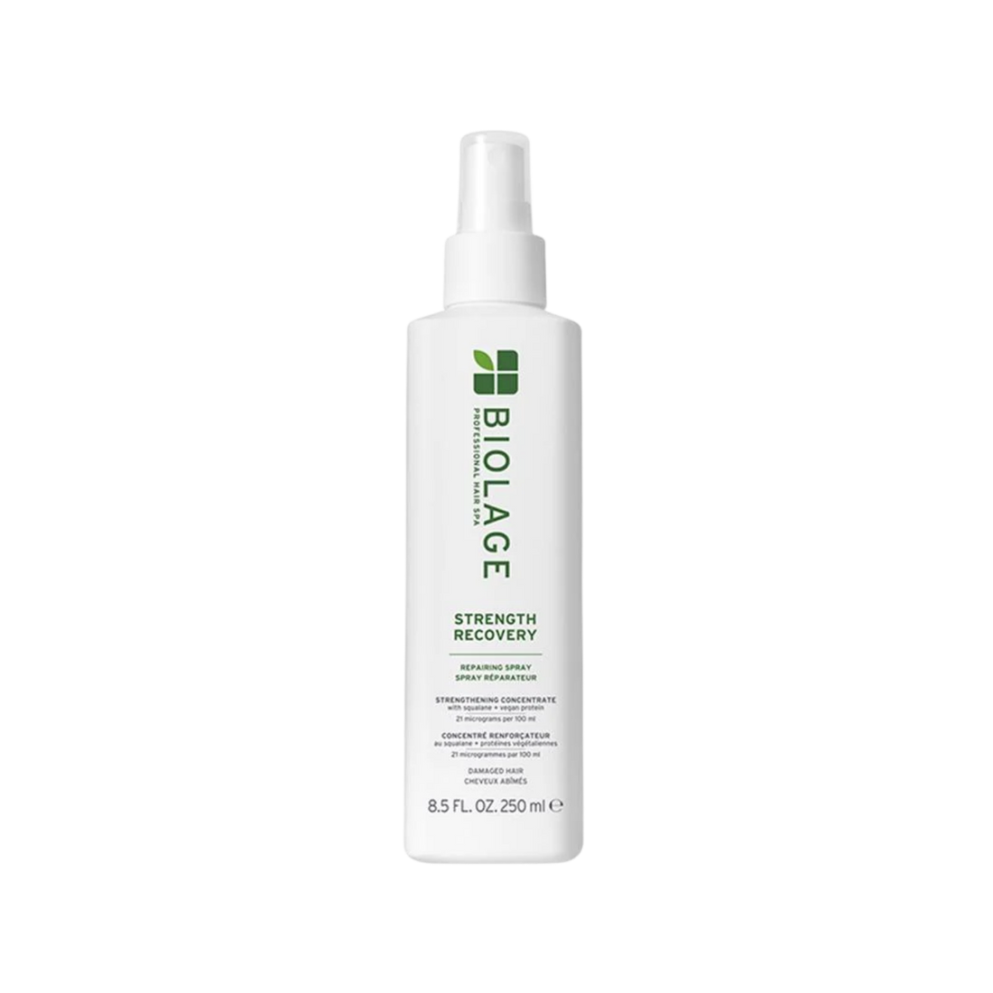 Spray Réparateur Biolage Strength Recovery – spray leave-in fortifiant et protecteur pour cheveux abîmés