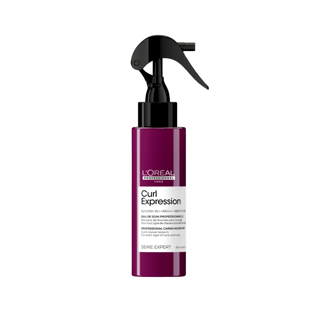 Spray Ravivateur de Boucles Curl Expression L'Oréal Professionnel 190 ml sur fond blanc
