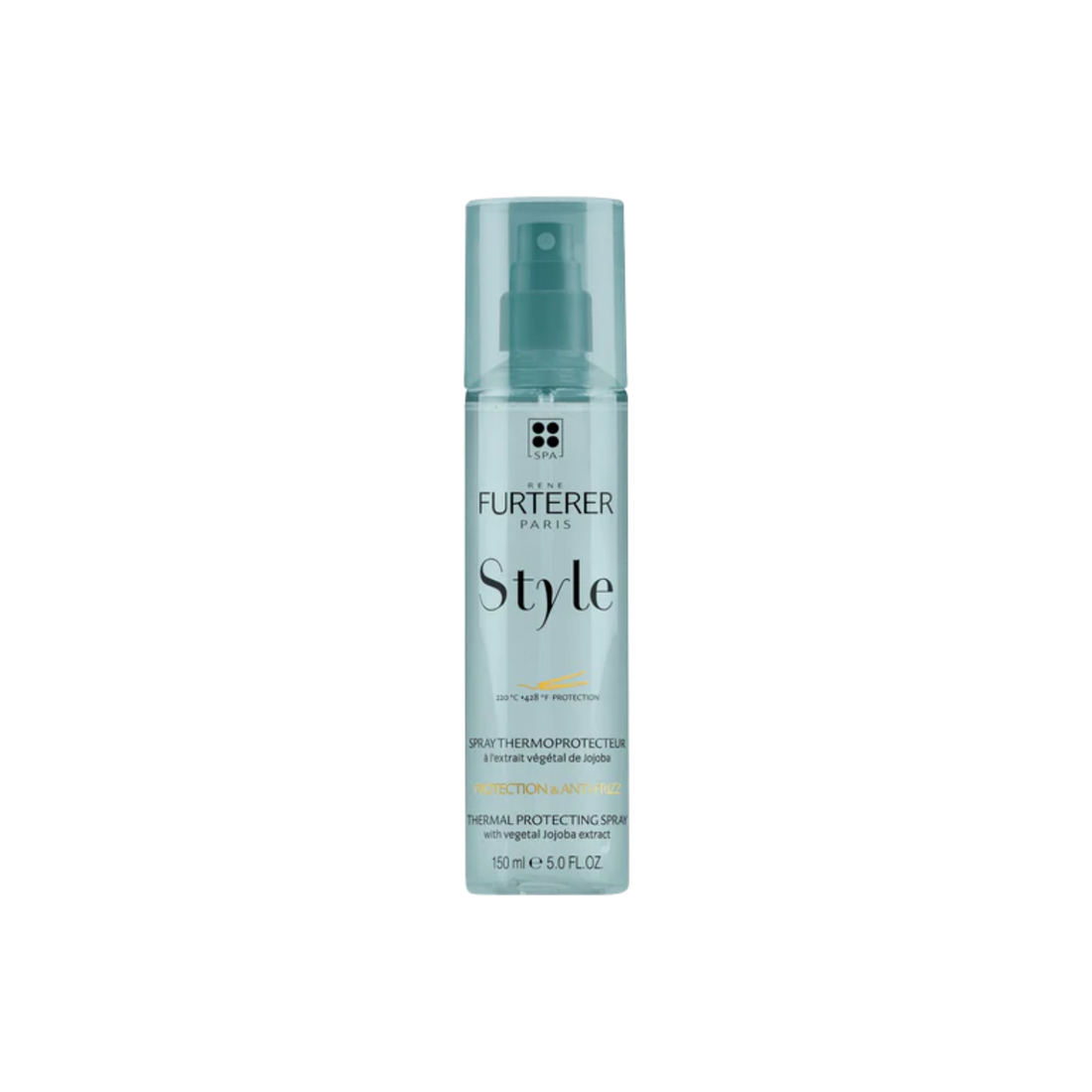 Flacon 150 ml de Spray Thermoprotecteur Style René Furterer, soin protecteur contre la chaleur.

