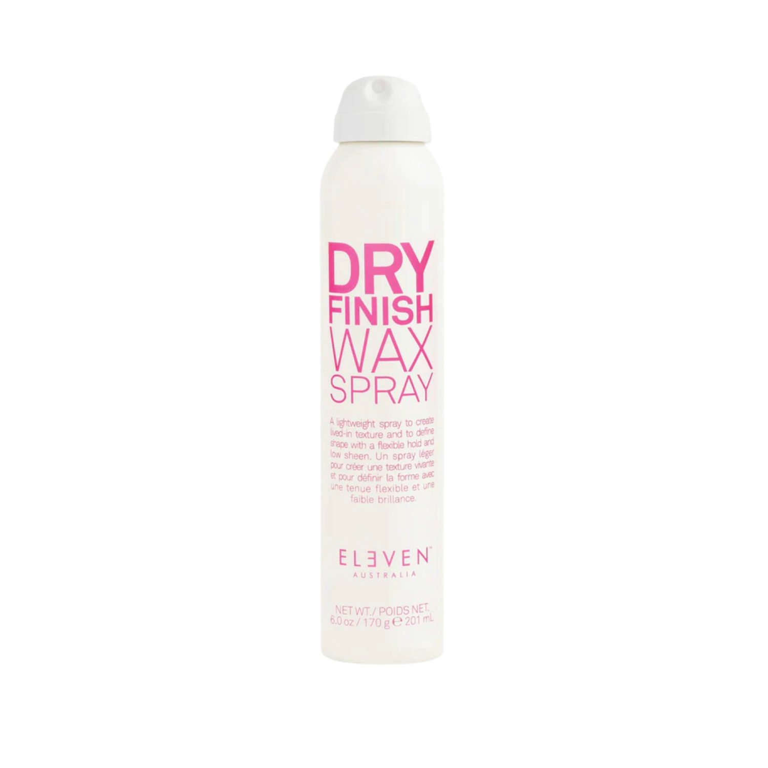 Flacon ELEVEN Dry Finish Wax Spray – spray finition cire légère effet texturé