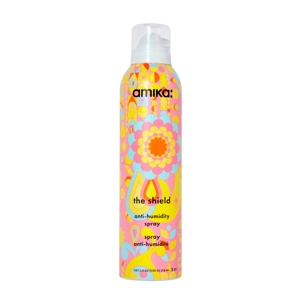 Spray coiffant amika The Shield pour protection anti-humidité et frisottis

