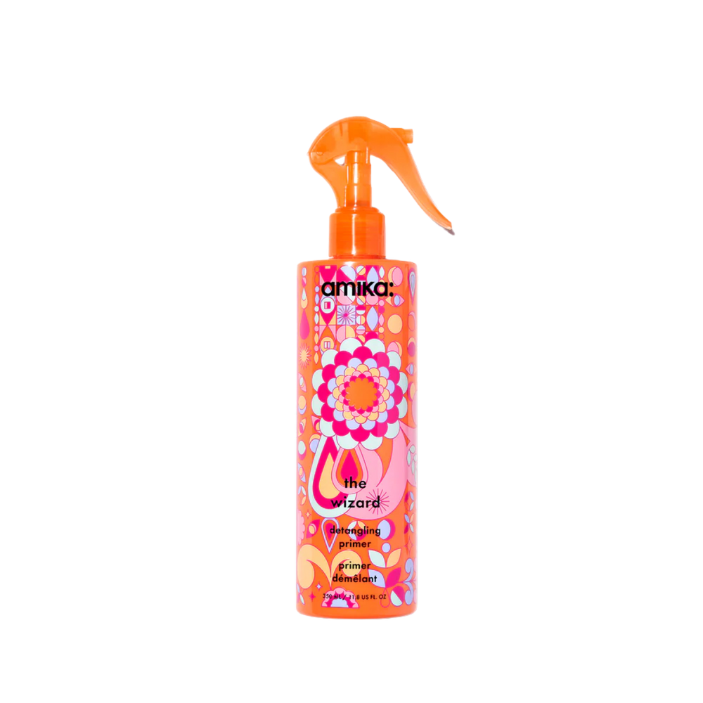 Spray démêlant amika The Wizard pour protection thermique et coiffage facile

