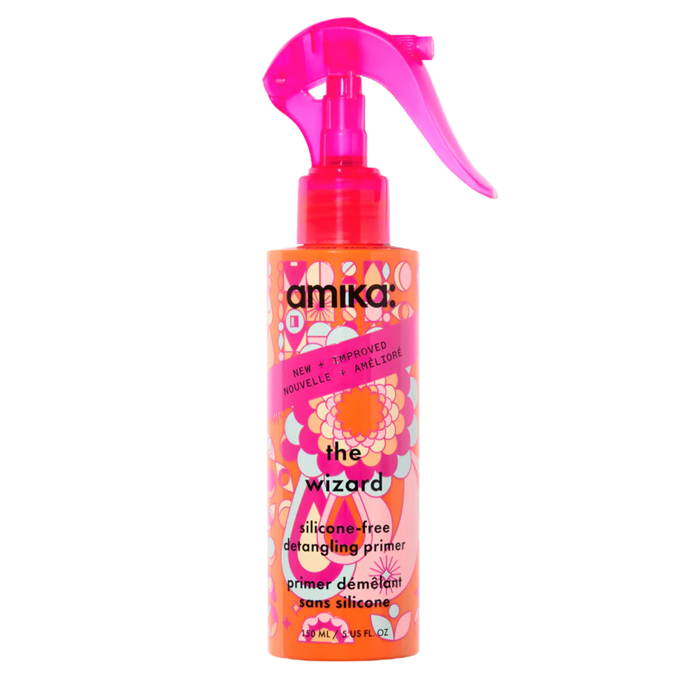 Spray amika The Wizard sans silicone pour démêlage léger et protection chaleur

