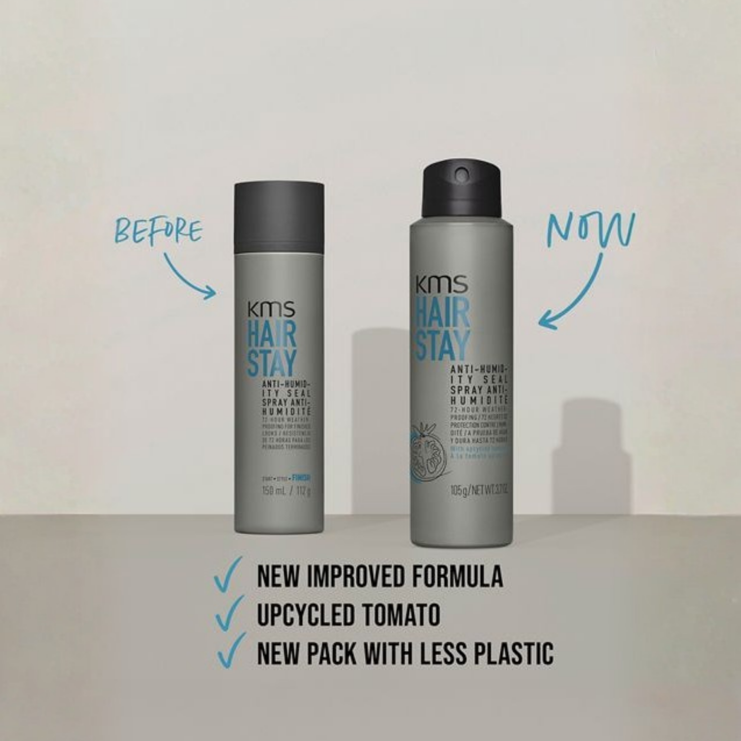 Spray anti-humidité KMS HairStay anti-frisottis 72h