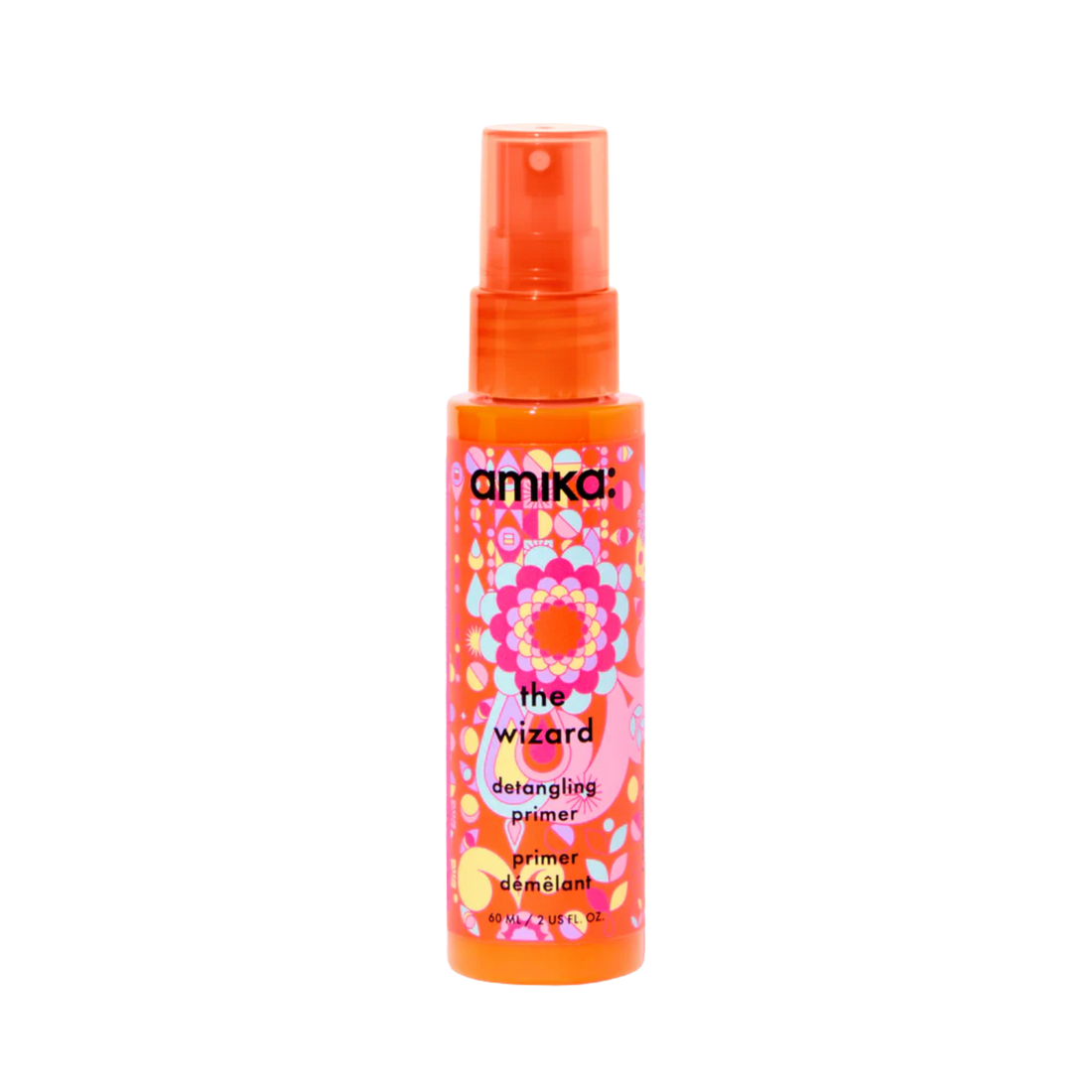 Spray démêlant amika The Wizard pour protection thermique et coiffage facile