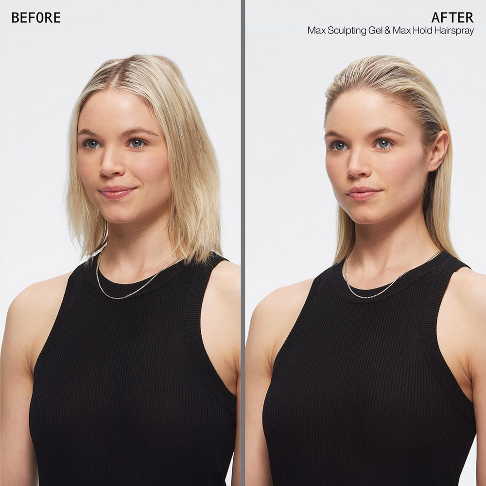 Flacon spray Triple Pure 32 Redken au parfum neutre, posé sur fond clair.