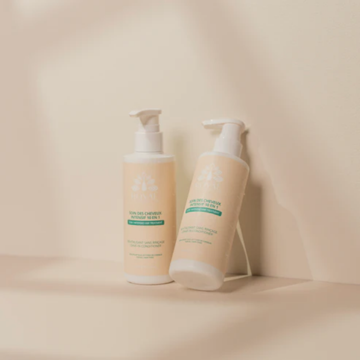 Soin sans rinçage cheveux anti-frisottis protection chaleur