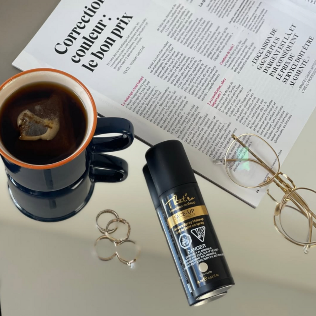 Spray teint visage Face Up Light That’so effet naturel peau lumineuse sans maquillage