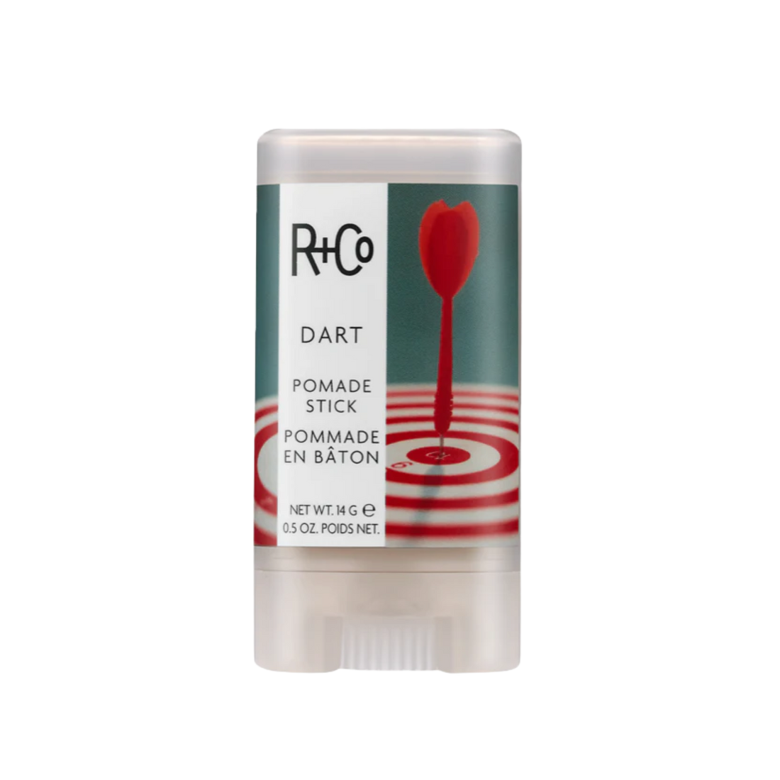 Stick Dart Pomade de R+Co, pour contrôler les flyaways et texturer les cheveux avec précision