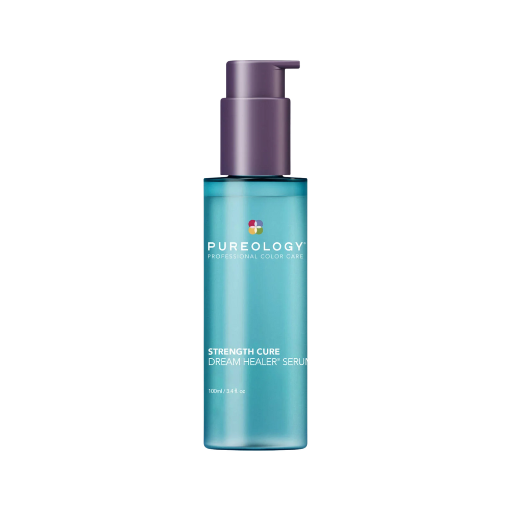 Flacon de Pureology Strength Cure Dream Healer Serum 100 ml pour cheveux abîmés et colorés