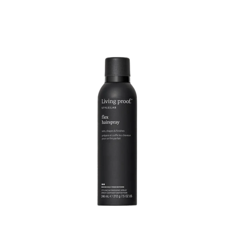 Aérosol Style Lab Flex Hairspray Living Proof – laque légère à tenue modulable, protection chaleur – 246 ml

