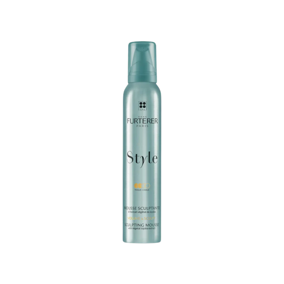 Aérosol 200 ml de Style Mousse Sculptante René Furterer, mousse volume naturel sans silicone à l’extrait de jojoba
