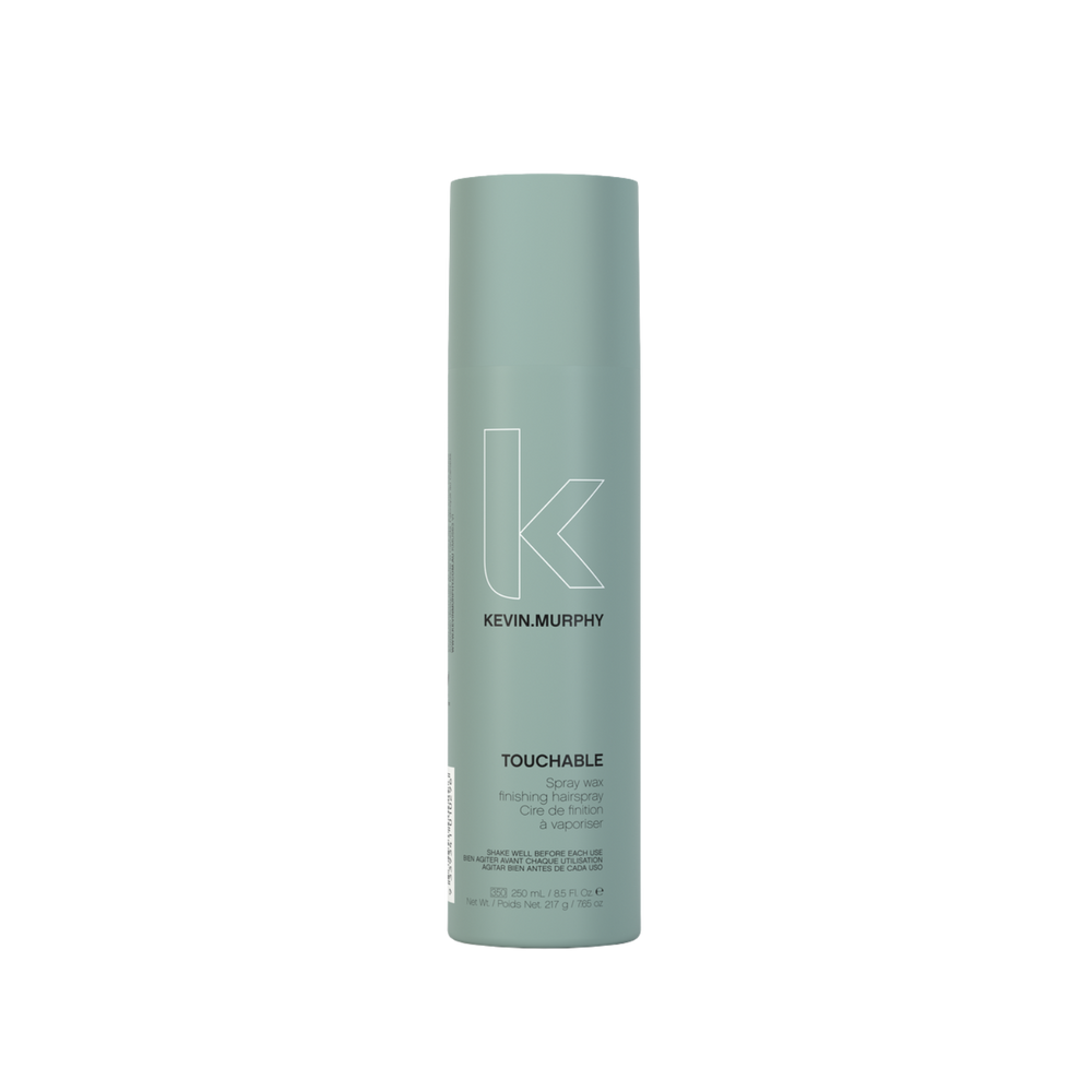 Flacon Kevin Murphy TOUCHABLE spray‑wax finition lumineuse 250 ml