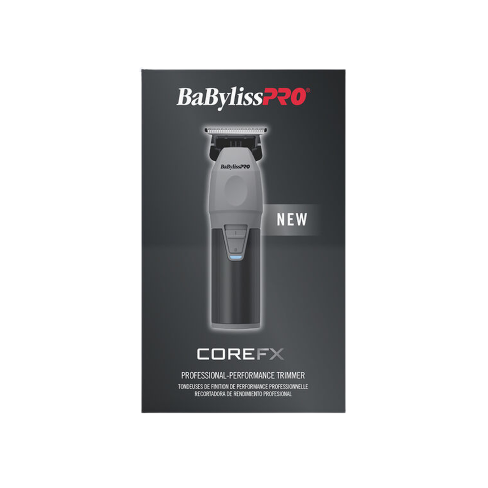 Tondeuse BaBylissPRO COREFX FX76 sans fil corps métal noir-gris lame T