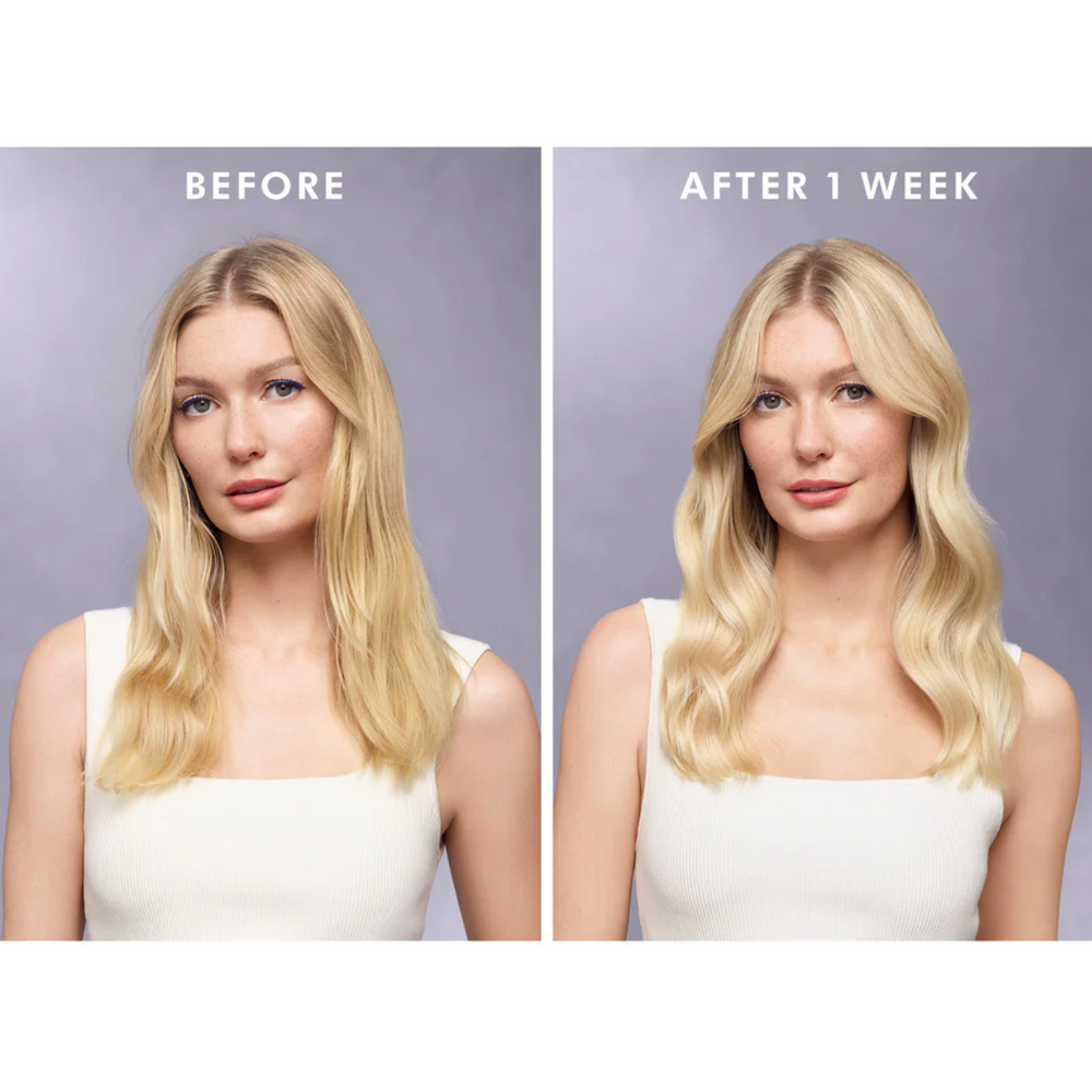 Traitement Moroccanoil Violet – huile correctrice pour cheveux blonds, gris ou méchés à reflets froids

