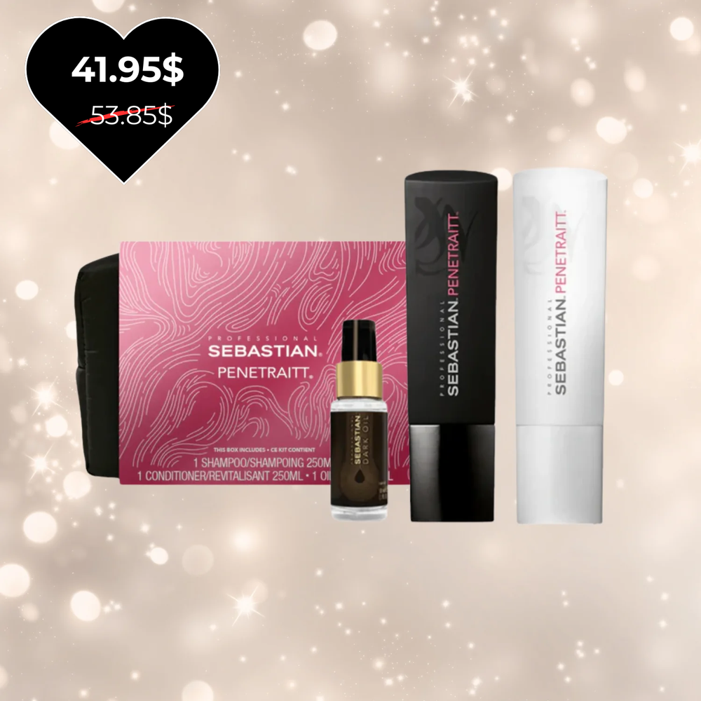 Trio Penetraitt 2025 Sebastian : shampooing, revitalisant et huile réparatrice