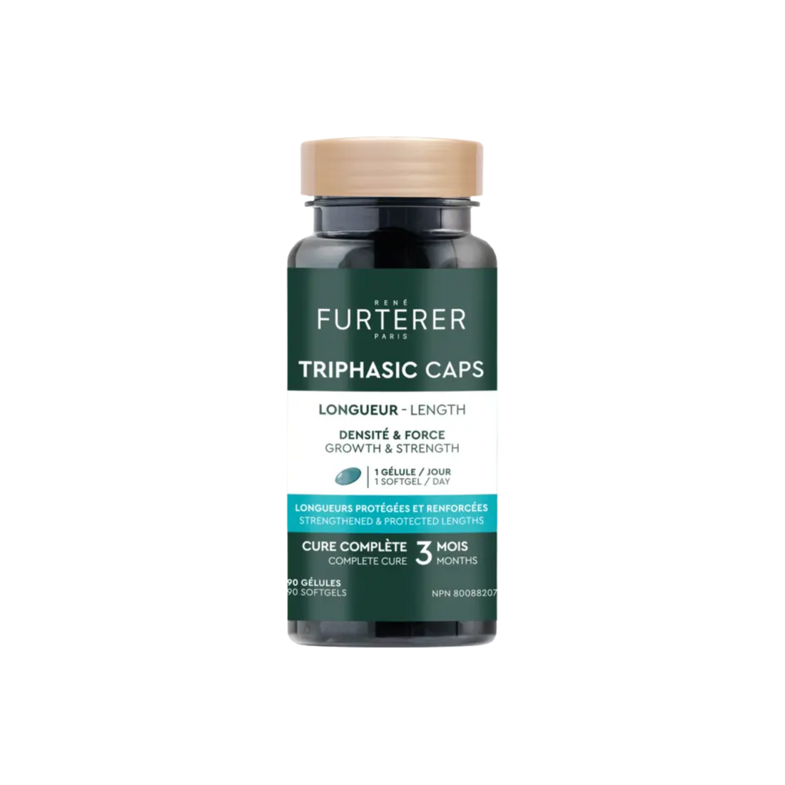 Boîte de la cure Triphasic Caps Longueur René Furterer — capsules longueurs renforcées
