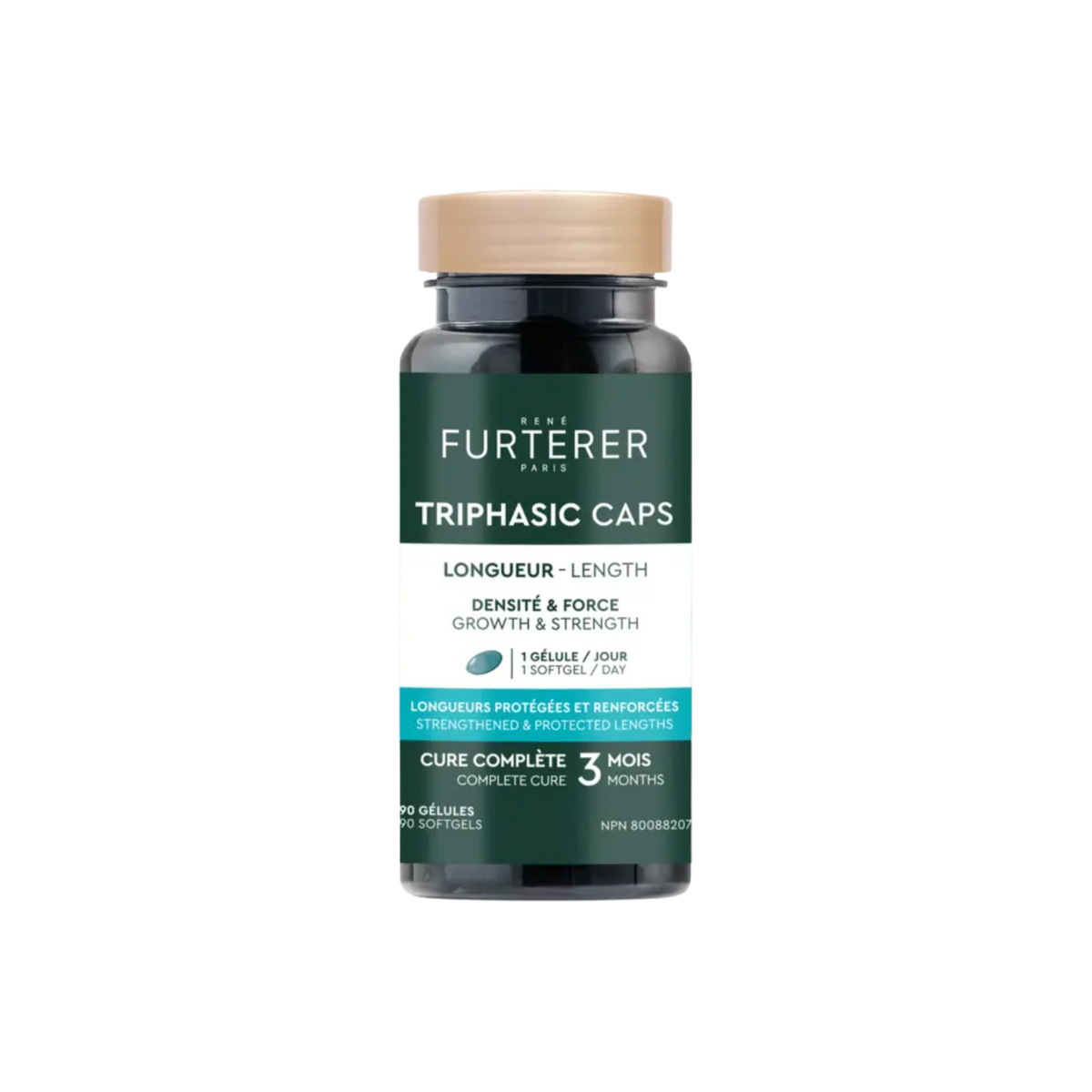 Boîte de la cure Triphasic Caps Longueur René Furterer — capsules longueurs renforcées