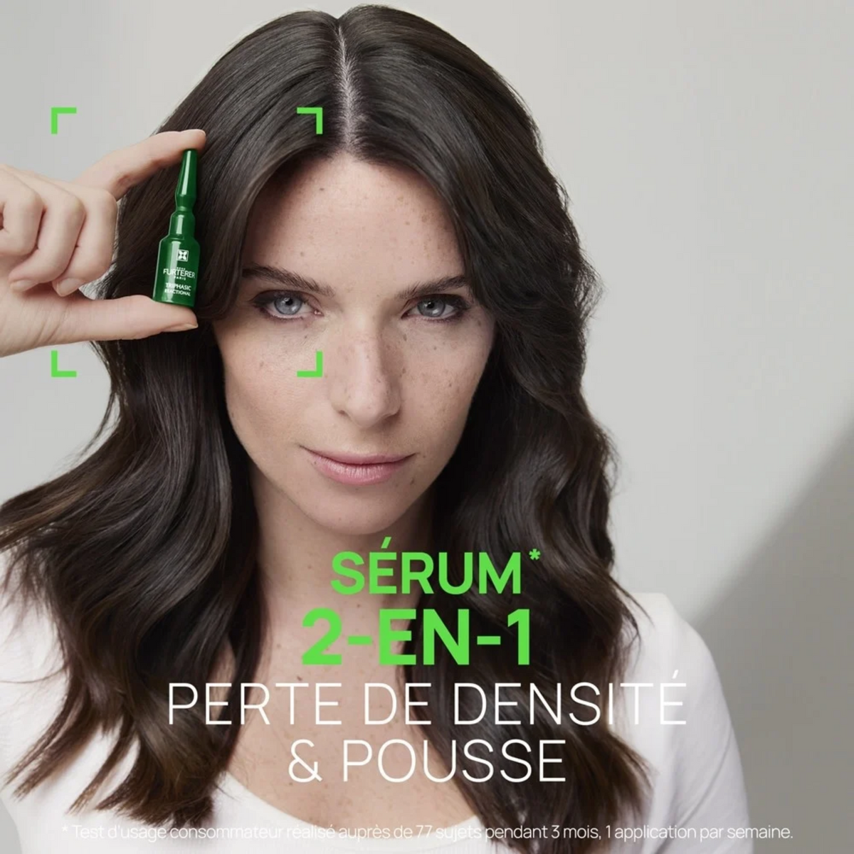 Coffret de 12 ampoules Triphasic Reactional 5 ml, traitement antichute René Furterer.

