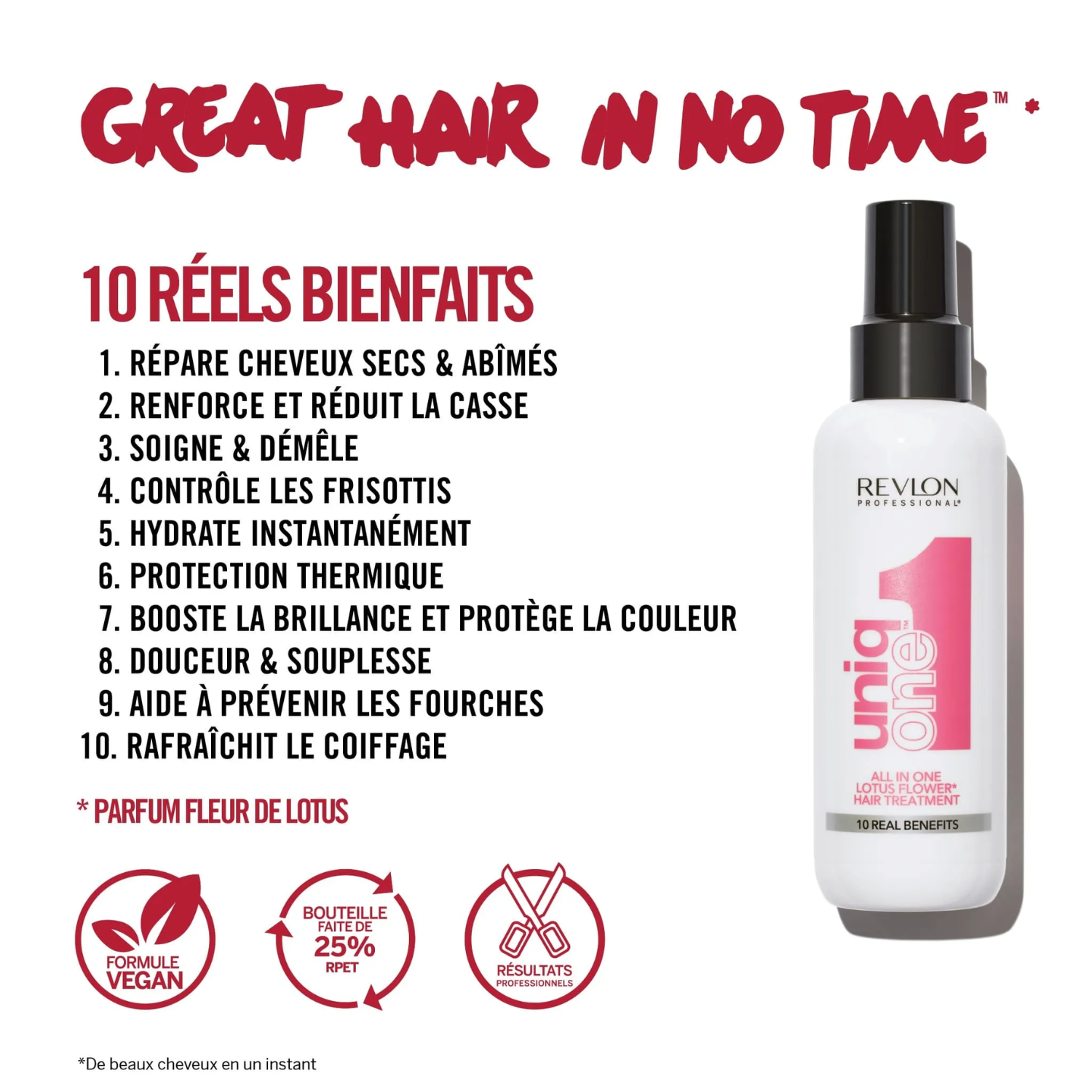 UniqOne Fleur de Lotus Revlon – Soin 10-en-1 cheveux tous types