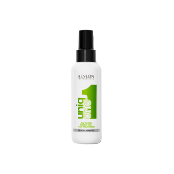 Avant après cheveux doux et brillants UniqOne thé vert