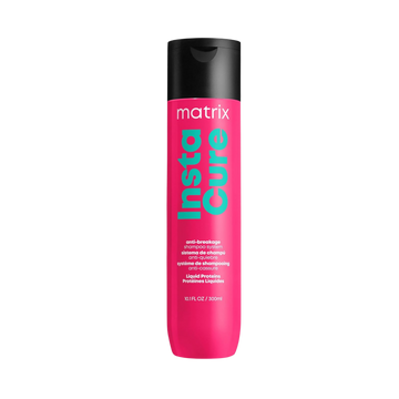 “Flacon spray 200 ml Matrix Instacure Anti‑Breakage Porosity — design moderne blanc et gris”