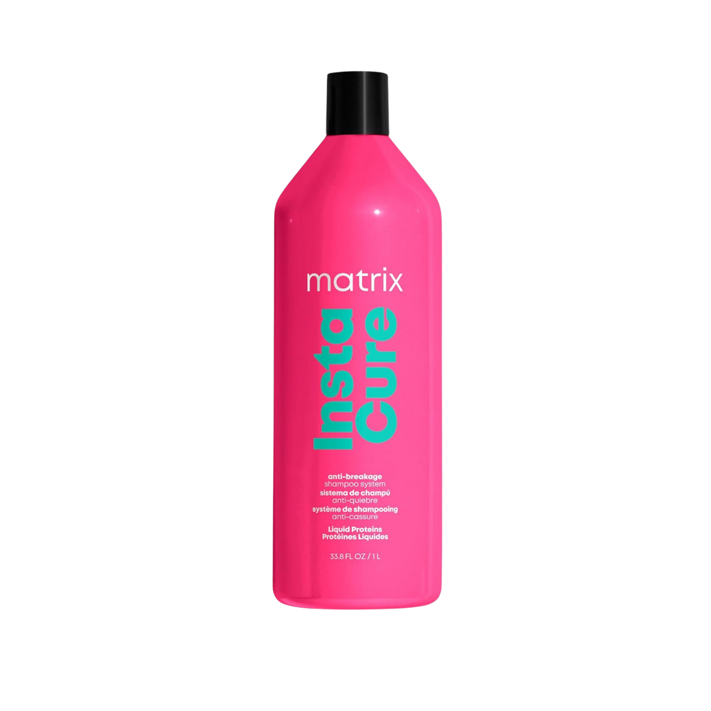 “Flacon spray 200 ml Matrix Instacure Anti‑Breakage Porosity — design moderne blanc et gris”