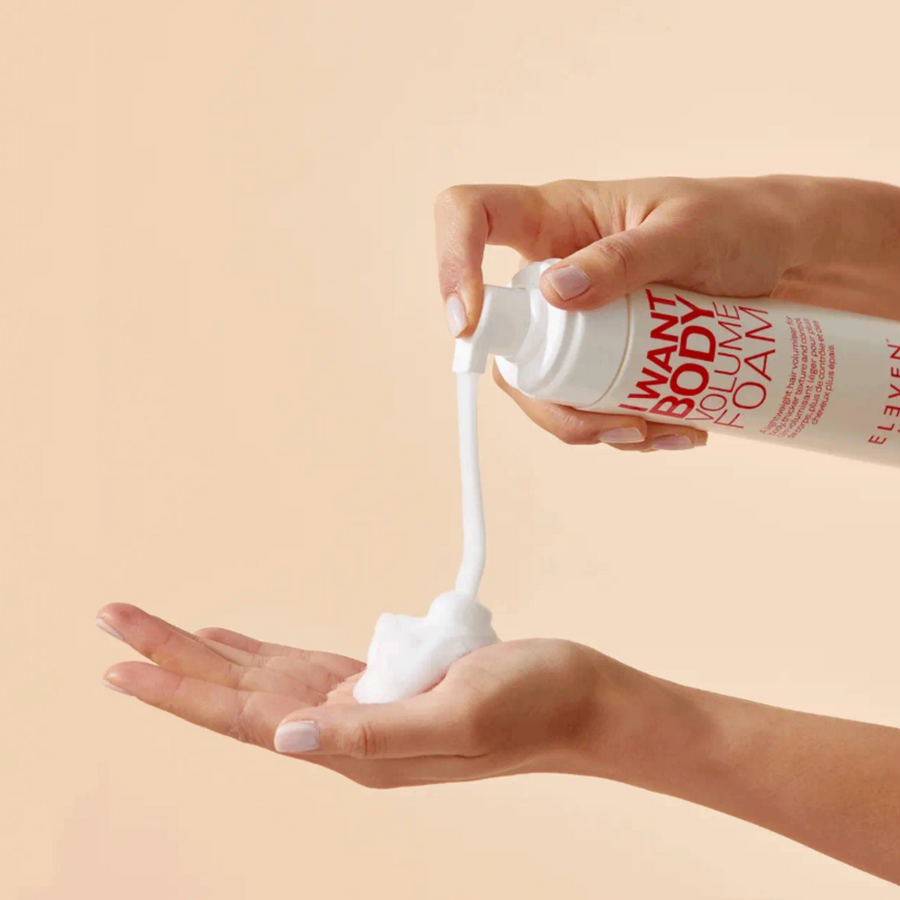 Flacon ELEVEN I Want Body Volume Foam 200 ml — mousse volume cheveux fins
