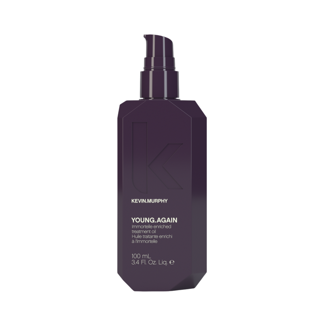 Flacon de YOUNG.AGAIN Kevin Murphy — huile capillaire anti-âge sans rinçage
