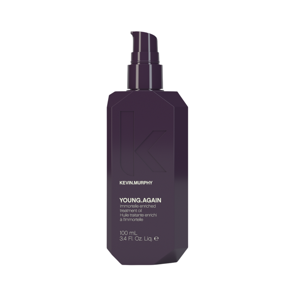 Flacon de YOUNG.AGAIN Kevin Murphy — huile capillaire anti-âge sans rinçage