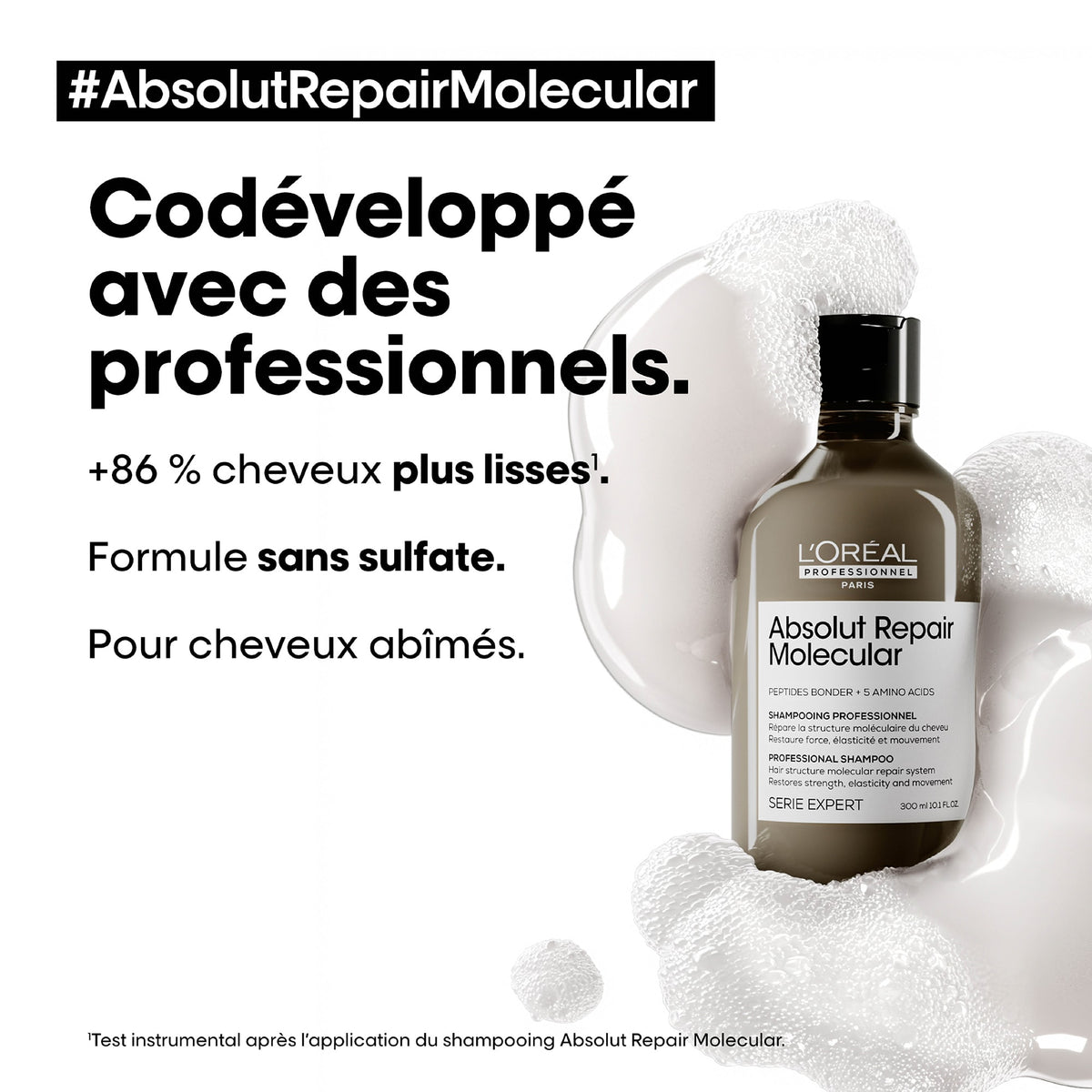 Shampooing Absolut Repair Molecular - L'ORÉAL