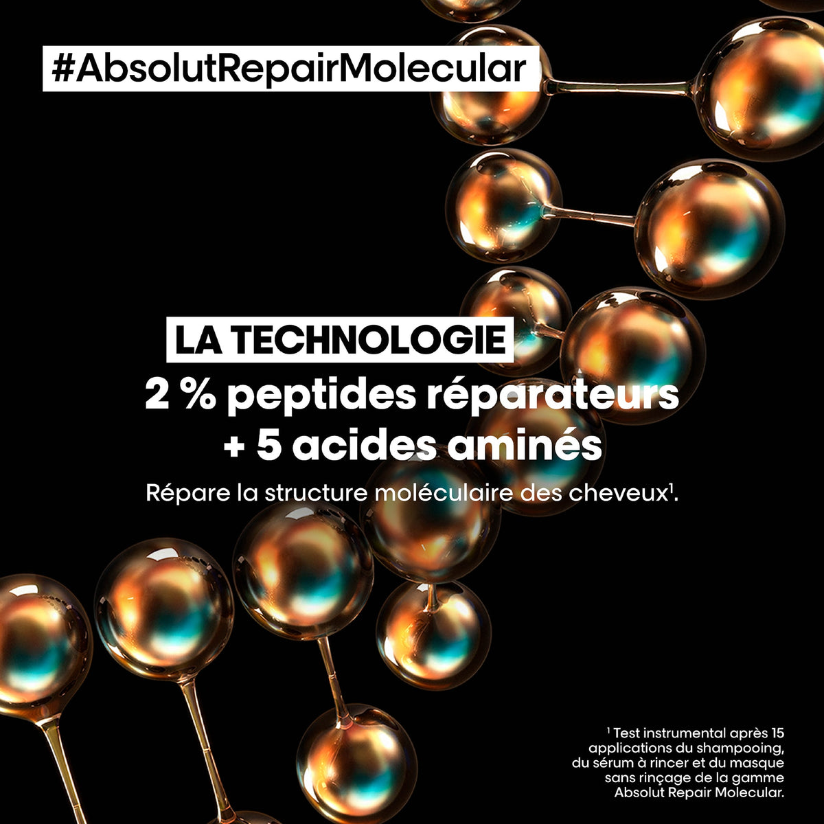 Shampooing Absolut Repair Molecular - L'ORÉAL