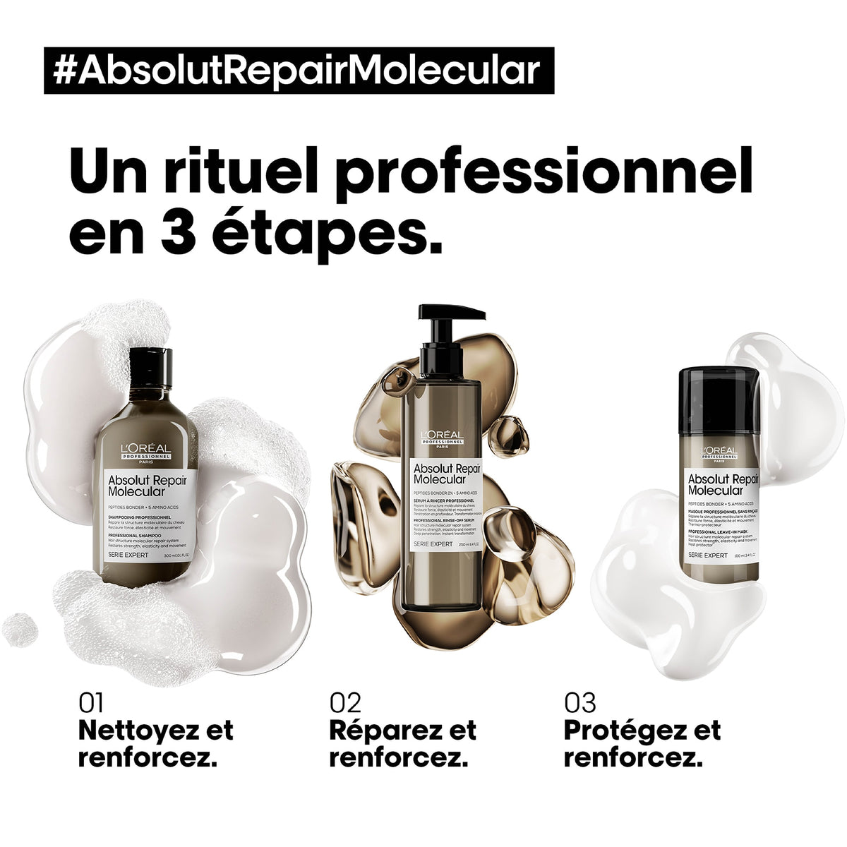 Shampooing Absolut Repair Molecular - L'ORÉAL