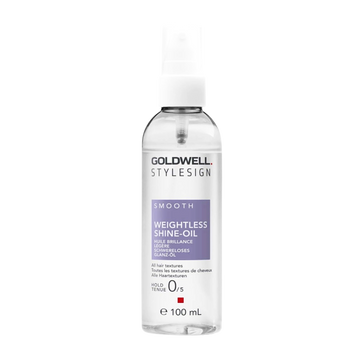 Flacon Huile Brillance Légère Goldwell Stylesign 50 ml avec étiquette visible