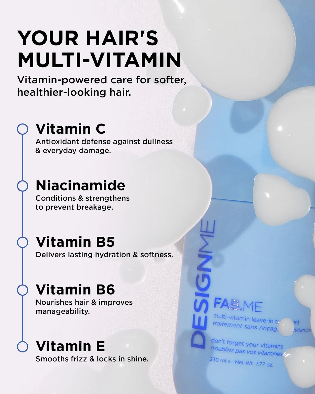 Fab.Me Leave-In Treatment (230 ml) - DESIGN ME
